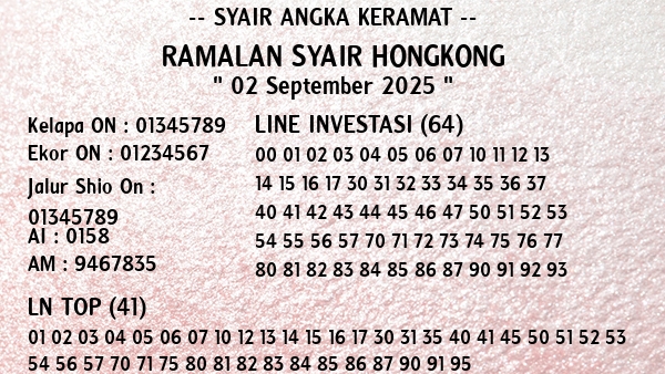 Prediksi Hongkong