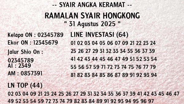 Prediksi Hongkong