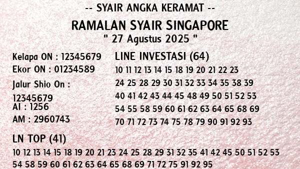 Prediksi Singapore