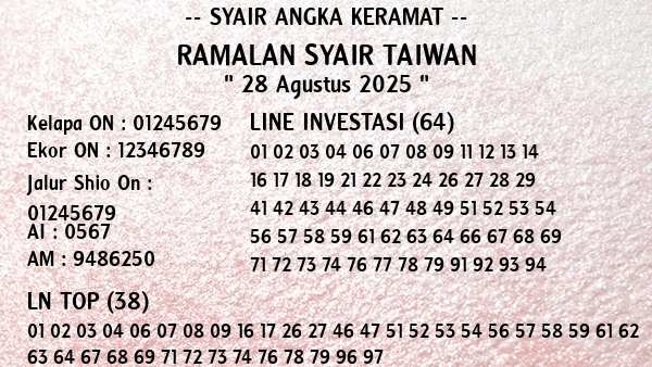 Prediksi Taiwan