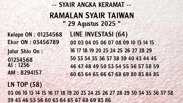 Prediksi Taiwan
