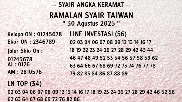 Prediksi Taiwan